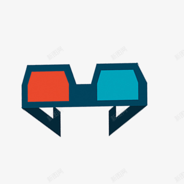 3D电影眼镜png免抠素材_88icon https://88icon.com 3D 看电影 眼镜 简约简单 装饰图案
