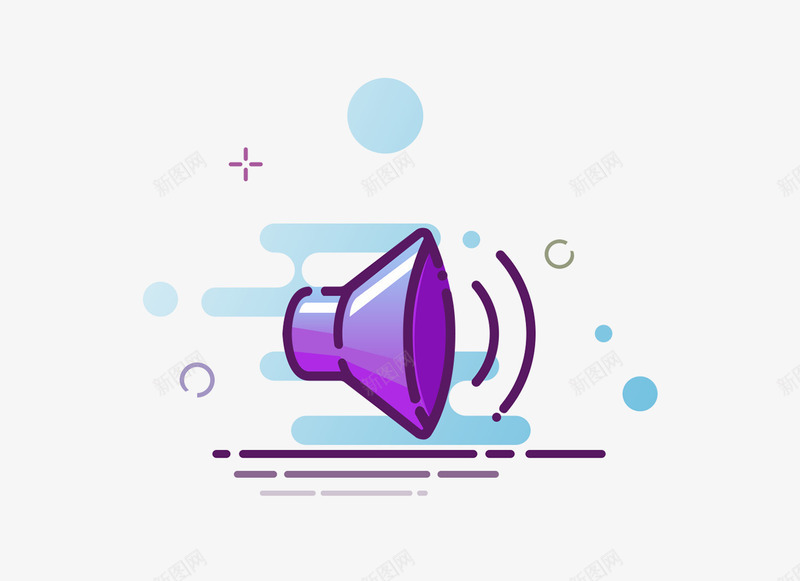 喇叭mbe插画png免抠素材_88icon https://88icon.com mbe 写实 喇叭 插画