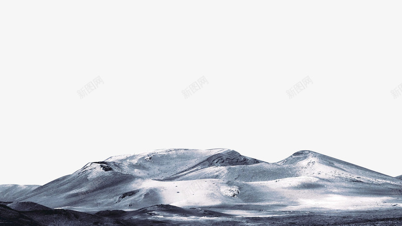 巍峨雪地png免抠素材_88icon https://88icon.com 实拍 暗色 雪地