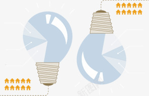 卡通可爱手绘灯泡png免抠素材_88icon https://88icon.com 卡通 可爱 灯泡