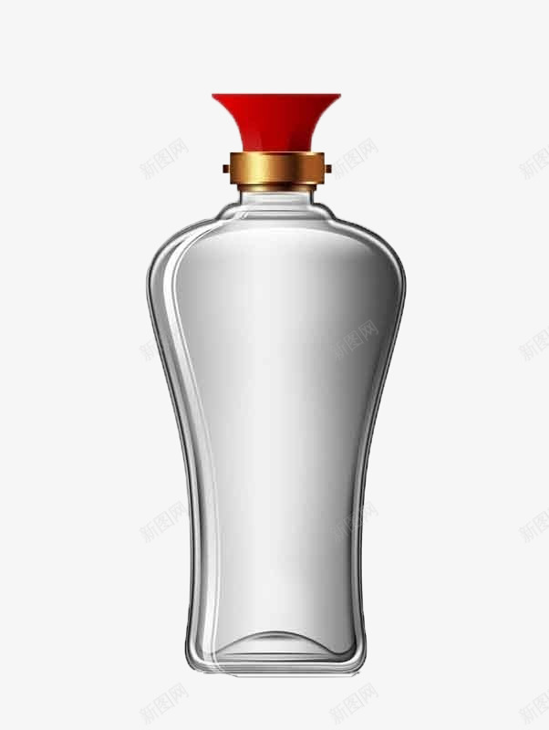 一个酒瓶png免抠素材_88icon https://88icon.com 容器 玻璃制品 餐饮 饮料