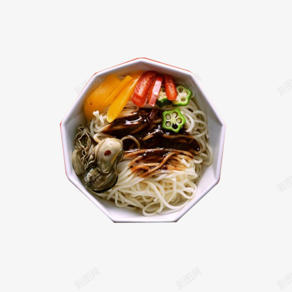 多种蔬菜面条png免抠素材_88icon https://88icon.com 产品实物 健康餐 拉面 营养
