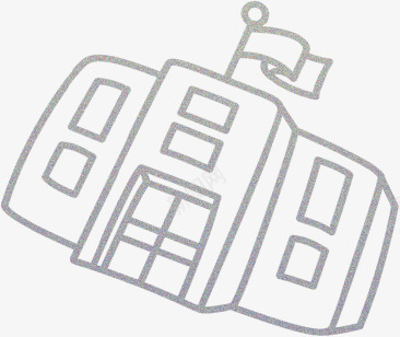 扁平手绘升起国旗的教学楼png免抠素材_88icon https://88icon.com 升起 国旗 扁平 教学楼