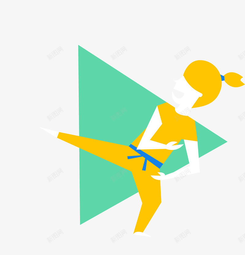 手绘卡通运动项目跆拳道png免抠素材_88icon https://88icon.com PPT制作 PPT制作设计 人物 人物介绍 动漫人物 动画 卡通人物 海报设计 装饰设计 跆拳道 运动员 运动项目