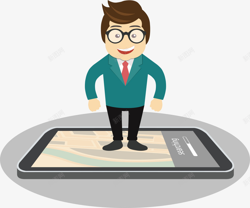 站在手机屏幕上的小人矢量图ai免抠素材_88icon https://88icon.com 产品介绍 商务小人 手机 手机屏幕 矢量png 站在手机上 矢量图