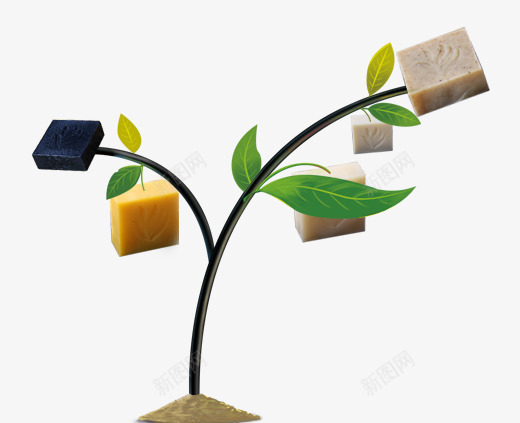 树枝上的方形香皂png免抠素材_88icon https://88icon.com 情人 方形 树枝 香皂