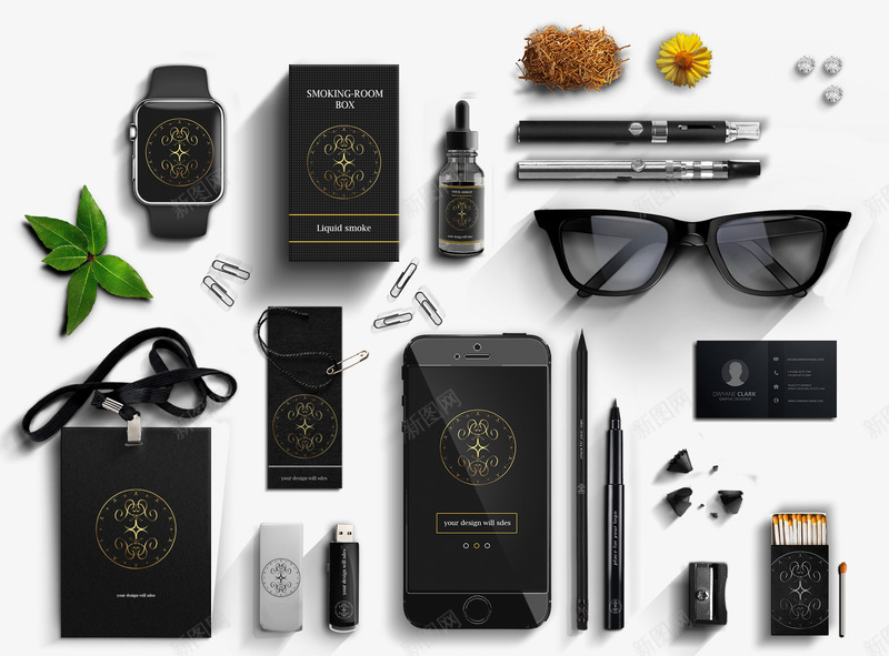 黑色系列办公用品png免抠素材_88icon https://88icon.com 办公用品 卡通 素材 黑色系列