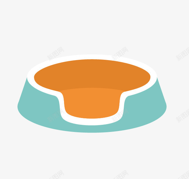 蓝色简约宠物饭盆装饰图案png免抠素材_88icon https://88icon.com 免抠PNG 宠物饭盆 简约 蓝色 装饰图案