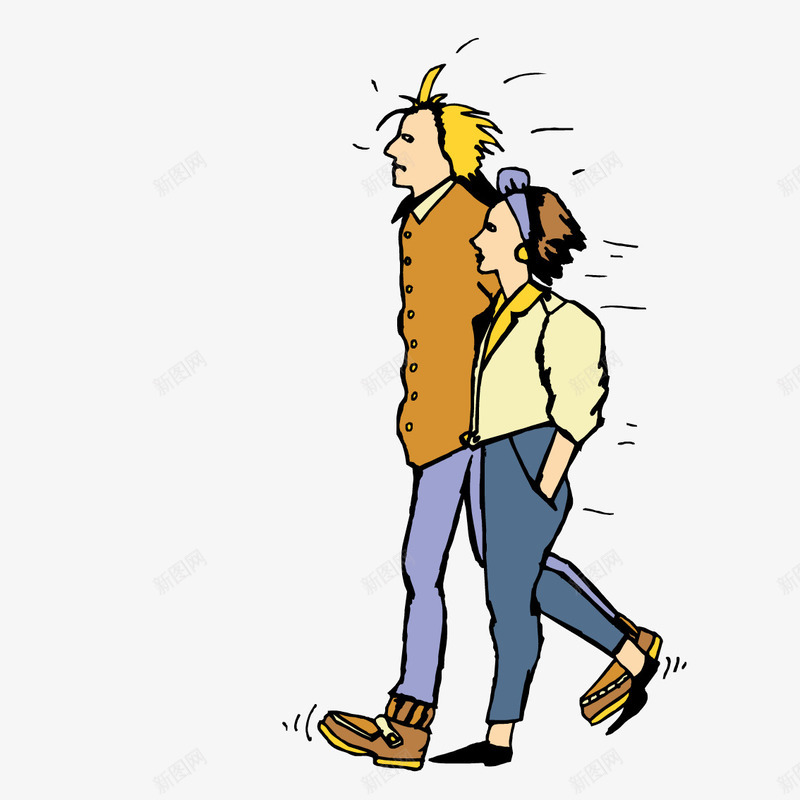 一起散步的情侣png免抠素材_88icon https://88icon.com 一起 情侣 散步