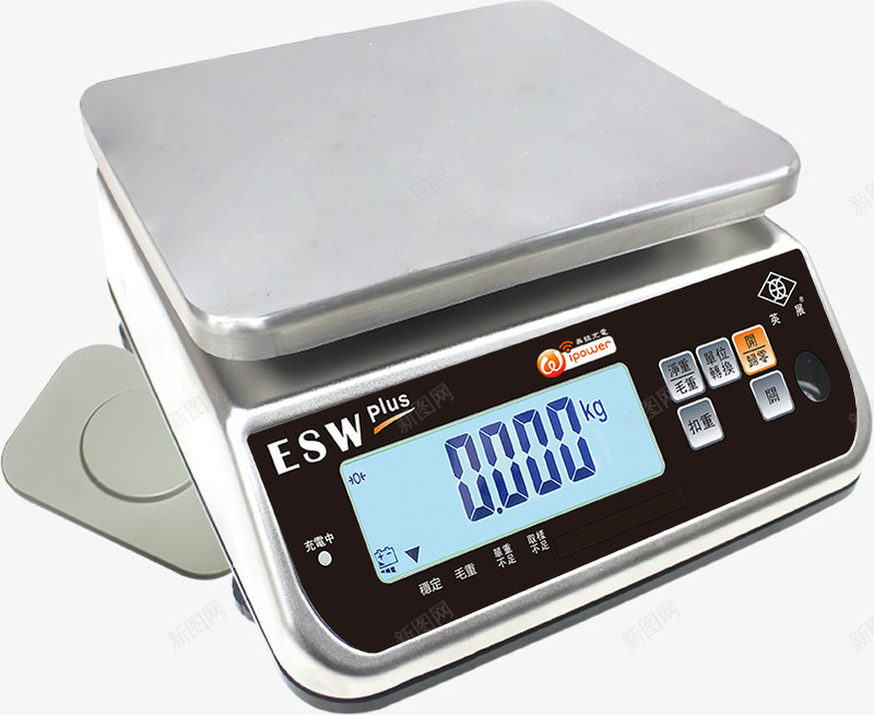 实物esw电子称重秤png免抠素材_88icon https://88icon.com 产品实物 测重量 电器 电子产品 电子秤 电子称重器 称重秤