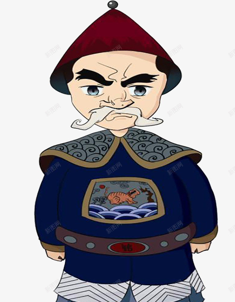 清朝官员服饰png免抠素材_88icon https://88icon.com 朝服 清朝官服男子 清朝服饰