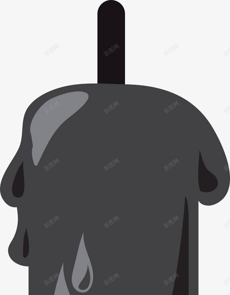 黑色熄灭蜡烛png免抠素材_88icon https://88icon.com 万圣节 可爱 妖魔鬼怪 惊悚恐怖 烛台 熄灭蜡烛 装饰图案 鬼节 黑色蜡烛