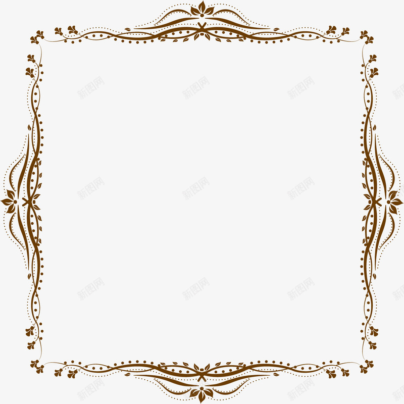 欧式花纹边框png免抠素材_88icon https://88icon.com 欧式花纹边框 欧式边框 线框 花纹 花纹背景 花纹边框 边框装饰 金色花纹
