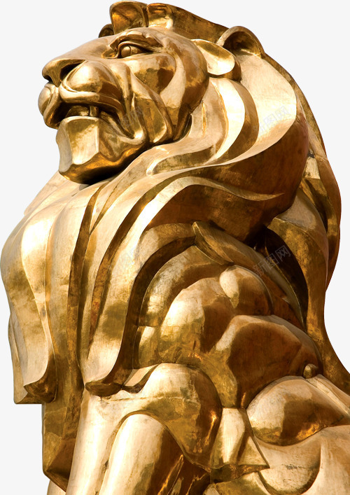 金色金属狮子png免抠素材_88icon https://88icon.com 尊贵 狮子 金属 金色 金融