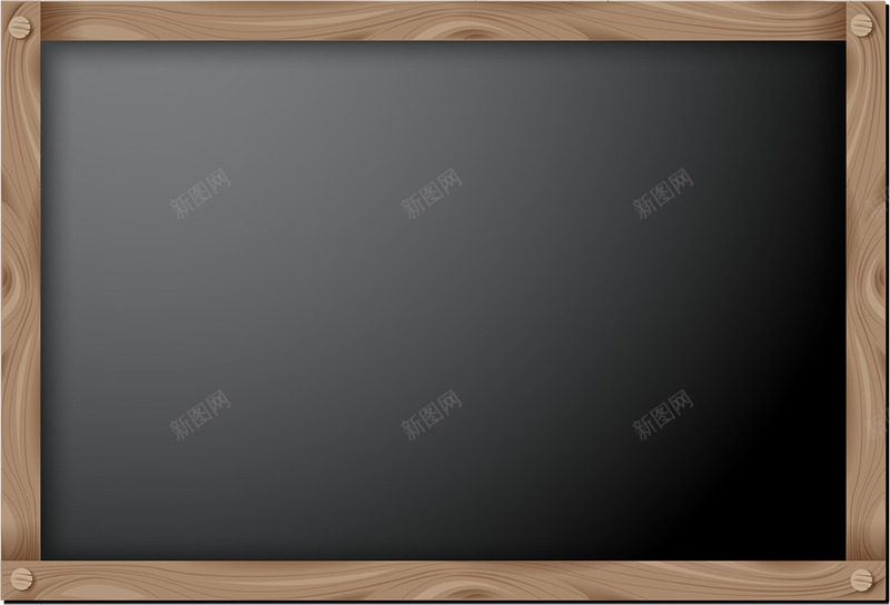 卡通黑板无字木纹边框png免抠素材_88icon https://88icon.com 卡通 木纹 边框 黑板
