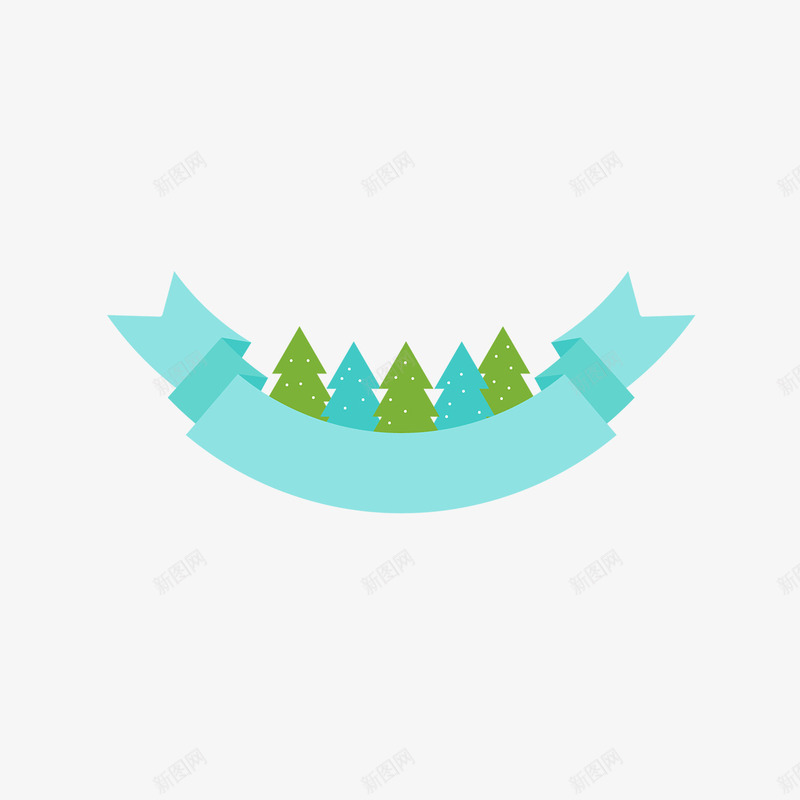 绿色松树淘宝店铺吊旗png免抠素材_88icon https://88icon.com 弧度 弯曲 松树 植物 活动 淘宝店铺吊旗 绿色 购物