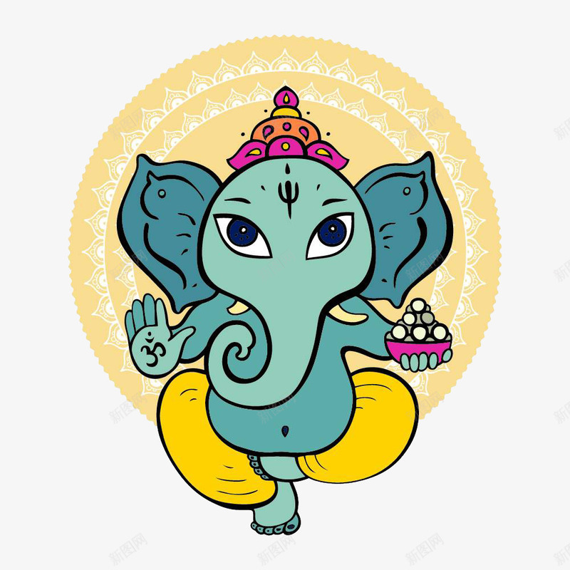 象神插图png免抠素材_88icon https://88icon.com 印度 宗教 矢量象神头 神 神像 红象头王财神 象头神迦尼萨 象神 象神卡通插图 象神头
