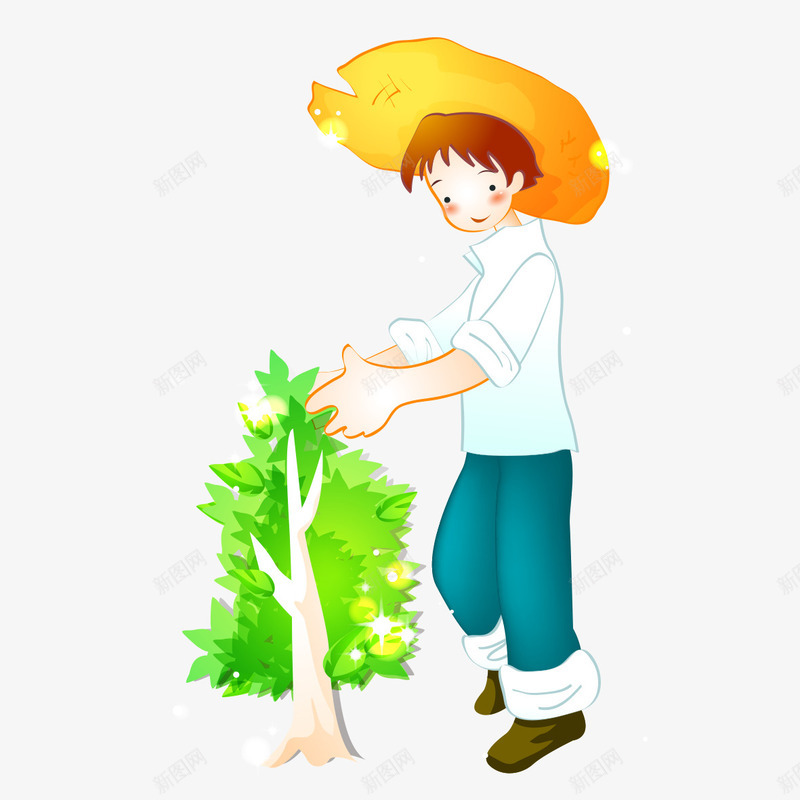 裁剪树木的卡通形象png免抠素材_88icon https://88icon.com 卡通形象 卡通树木 形象 树木 裁剪 裁剪树木的卡通形象