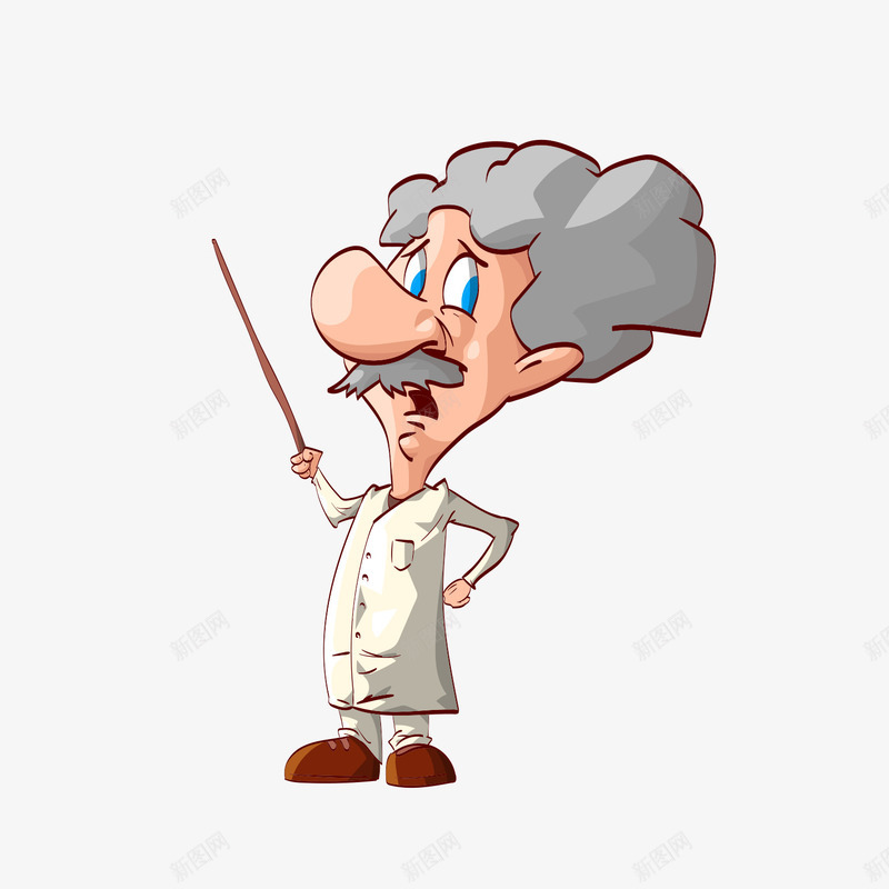卡通教授形象png免抠素材_88icon https://88icon.com 卡通 形象 手绘 教授