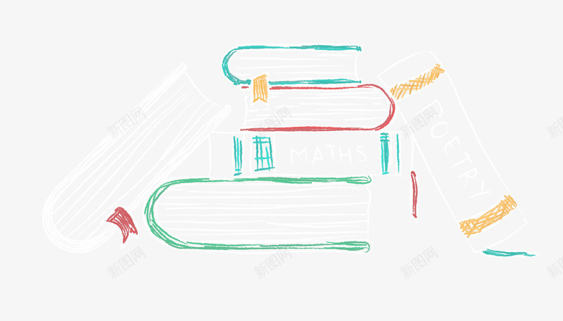粉笔手绘花纹矢量图eps免抠素材_88icon https://88icon.com 粉笔手绘矢量花纹 矢量图