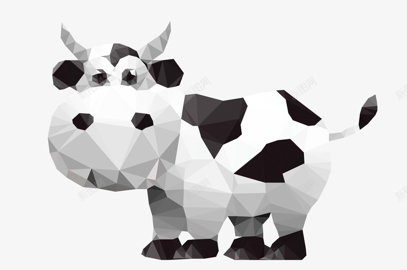 卡通奶牛矢量图ai免抠素材_88icon https://88icon.com 动物 动物插画 卡通 卡通动物 可爱动物 奶牛 小动物 矢量图