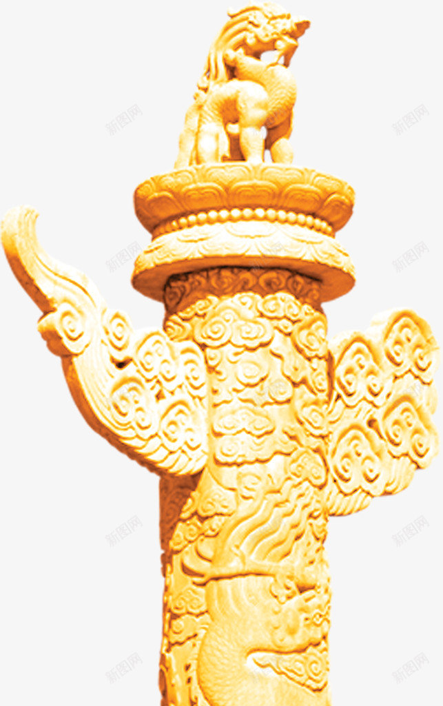 华表狮子效果摄影图png免抠素材_88icon https://88icon.com 华表 摄影 效果 狮子