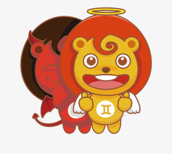 十二星座狮子座png图片下载 十二星座狮子座素材