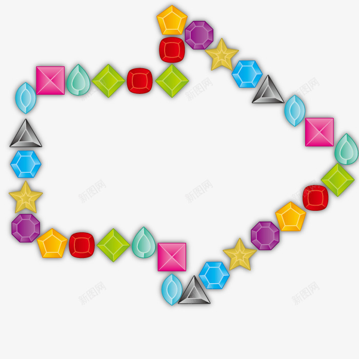 方向指向箭头png免抠素材_88icon https://88icon.com 彩色 拼接 指引 时尚 目标 科技创意