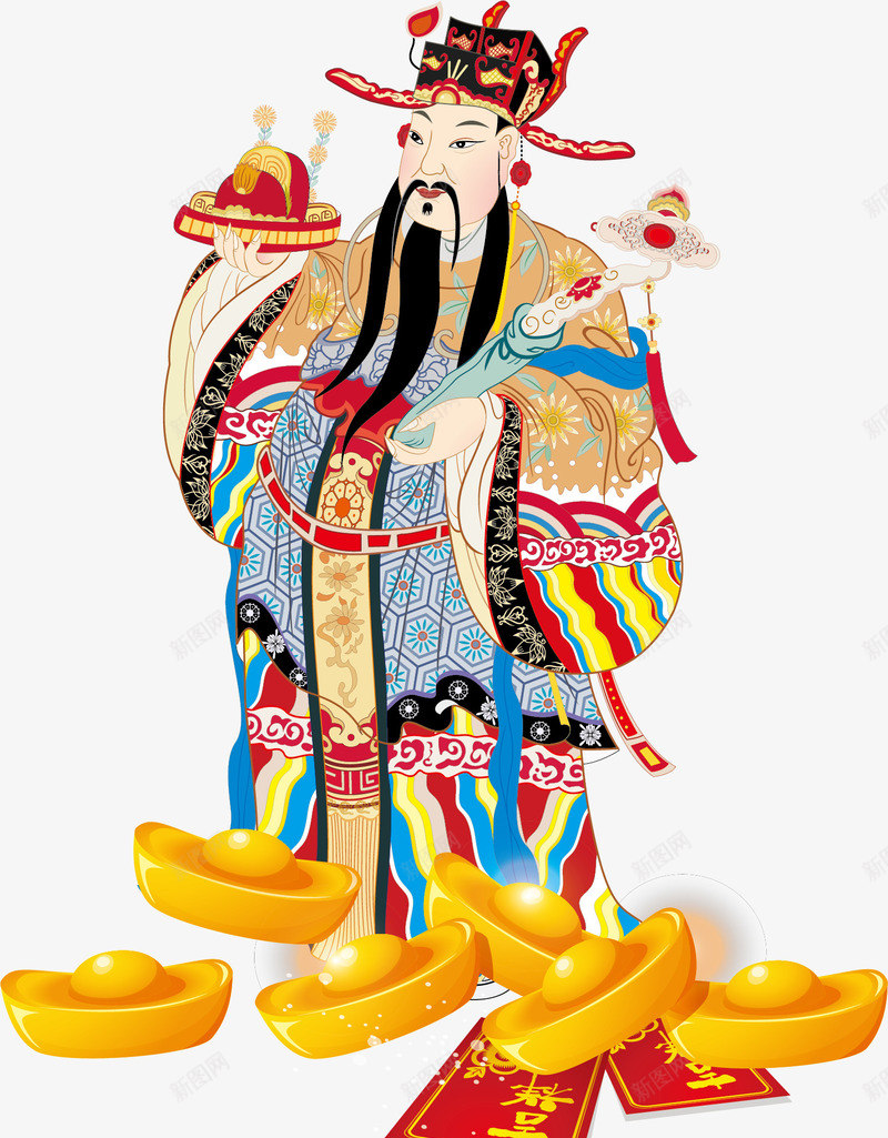 财神节png免抠素材_88icon https://88icon.com 矢量财神节 矢量财神节素材 财神 财神节 财神节元素 财神节素材