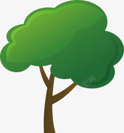 绿色的树矢量图png图片下载 绿色的树矢量图素材