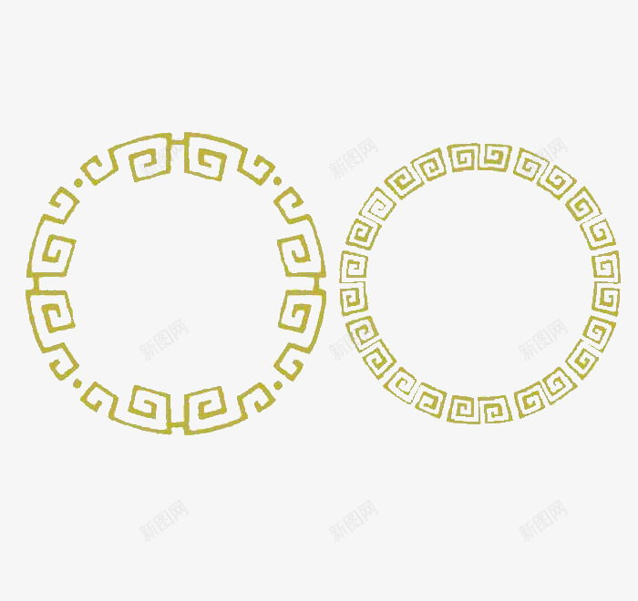 圆形中国风线框png免抠素材_88icon https://88icon.com 中国风 中国风线框 圆形 线框 边框