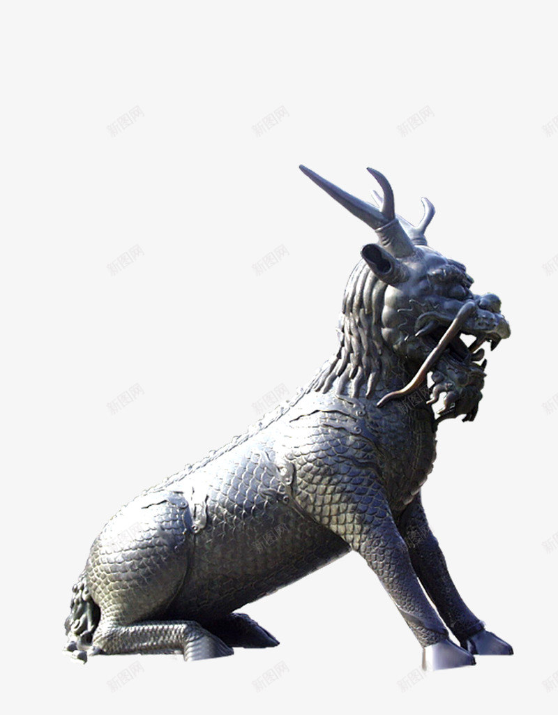 狮子雕像png免抠素材_88icon https://88icon.com 灰色 狮子 雕像