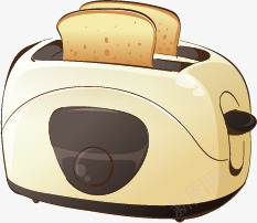 烤面包机png免抠素材_88icon https://88icon.com 手绘 烤面包机 电子电器