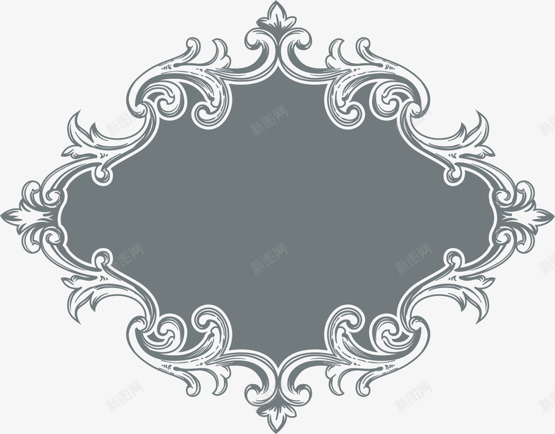 欧式花纹边框线框图png免抠素材_88icon https://88icon.com 矢量线框图 矢量线框图素材 线框 线框图 花纹边框 边框 边框花纹