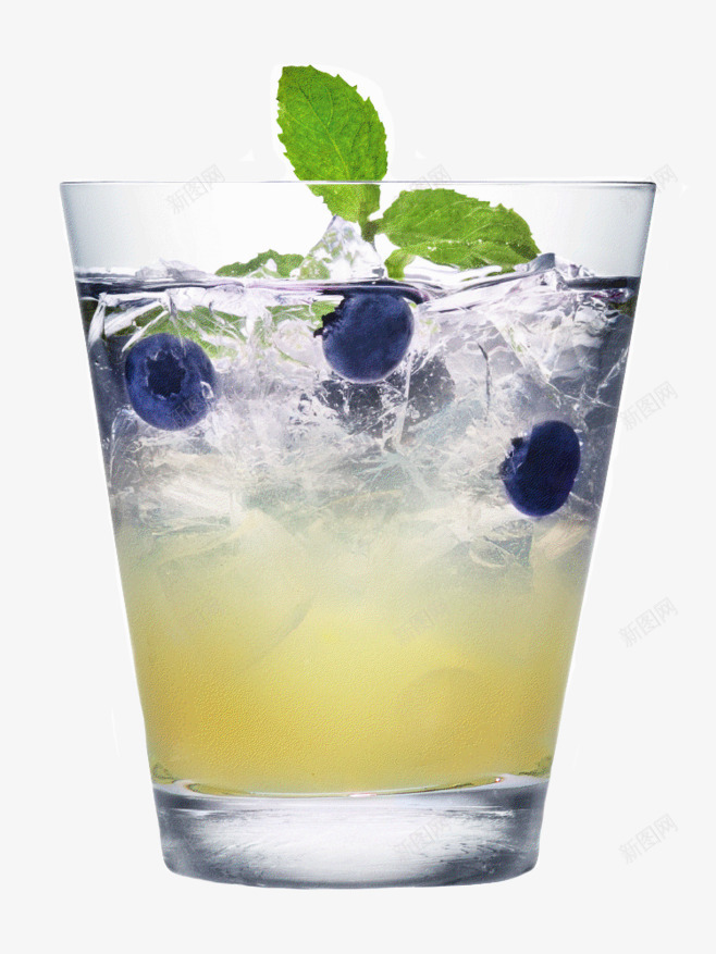 薄荷水png免抠素材_88icon https://88icon.com 蓝莓冰薄荷
