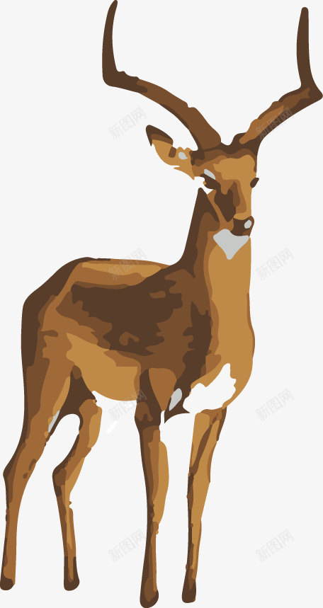 麋鹿鹿矢量图ai免抠素材_88icon https://88icon.com banne素材 圣诞节 海报 鹿 麋鹿 矢量图
