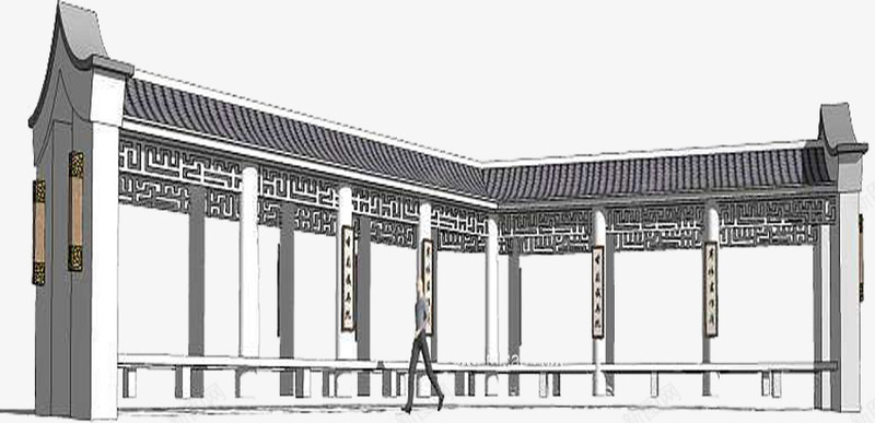 廊架结构png免抠素材_88icon https://88icon.com 出廊 廊架 廊架结构图 廊架设计图