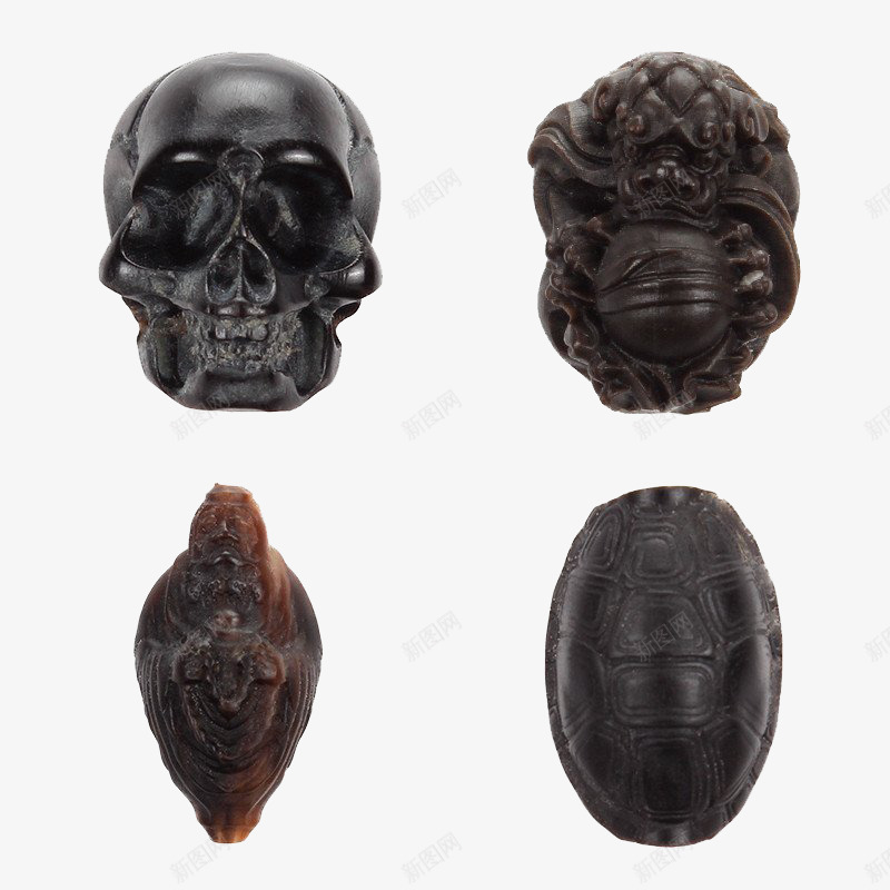 集祥阁骷髅财神貔貅png免抠素材_88icon https://88icon.com 产品实物 天然牛角佛头雕刻 富甲天下金刚星月