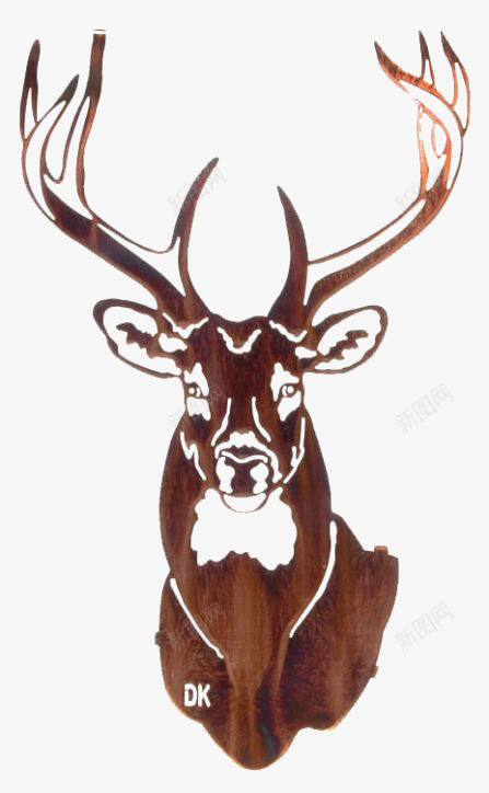 卡通小鹿png免抠素材_88icon https://88icon.com 卡通 小鹿 灰色的鹿头 鹿头 鹿头像 鹿角 麋鹿
