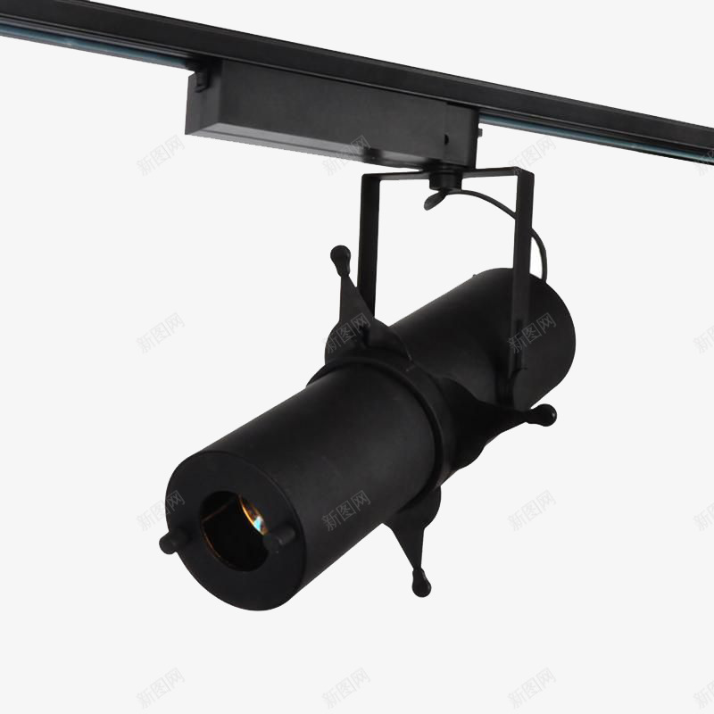 产品实物投影灯png免抠素材_88icon https://88icon.com 可移动 投影灯 灯具 照明灯具 黑色