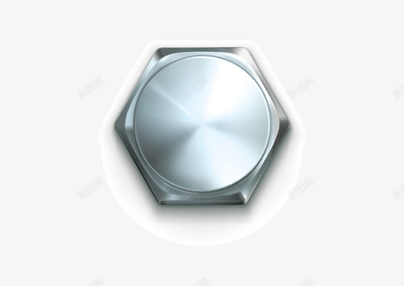 金属螺帽矢量图ai免抠素材_88icon https://88icon.com 图形 螺帽 金属 矢量图