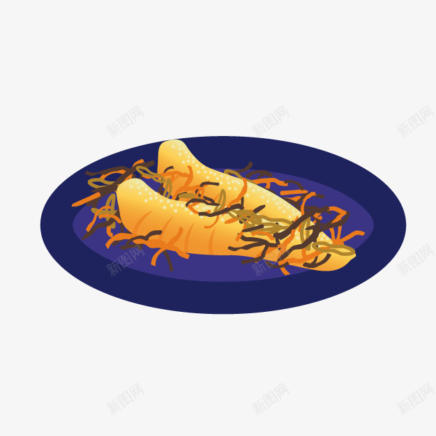 卡通炸虾天妇罗png免抠素材_88icon https://88icon.com 卡通天妇罗 日式料理 日式炸虾 炸虾天妇罗