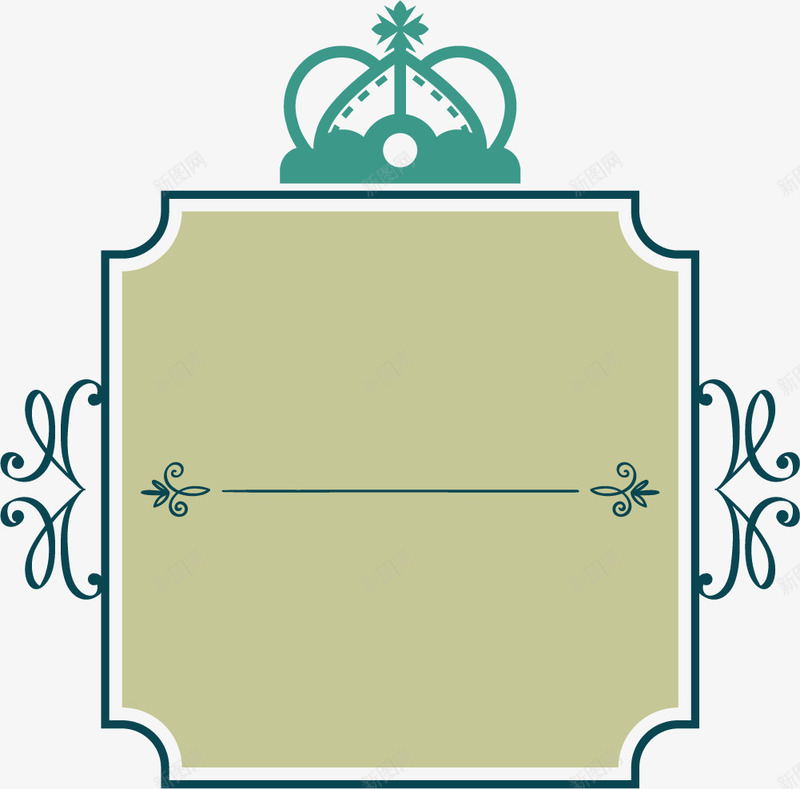 简约花纹边框纹理png免抠素材_88icon https://88icon.com 免抠PNG 文字框 文本框 方框 矢量边框 空白框