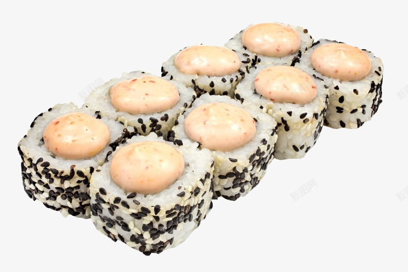 芝麻寿司png免抠素材_88icon https://88icon.com PNG PNG免费下载 PNG图片 寿司 日式料理 日本 芝麻