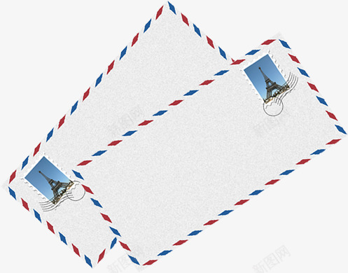 信封png免抠素材_88icon https://88icon.com 国庆旅行 旅游 旅行 明信片 白色信封 贴邮票的信封