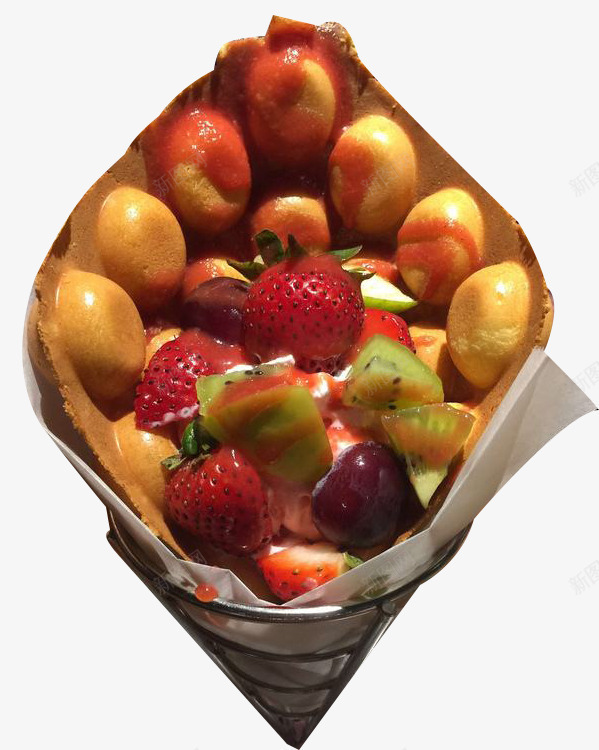 草莓蛋仔冰淇淋png免抠素材_88icon https://88icon.com 水果 甜品 草莓 蛋仔冰淇淋 食物