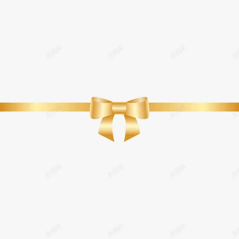 金色礼物蝴蝶结包装png免抠素材_88icon https://88icon.com 包装 蝴蝶结 贺卡 金色