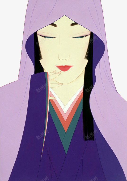 日式美女png免抠素材_88icon https://88icon.com 人物 头像 日式美女