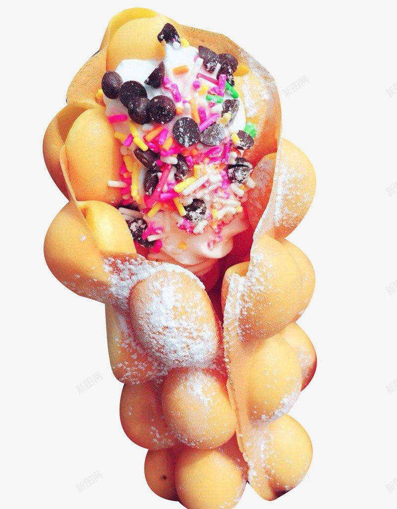 糖果蛋仔冰淇淋png免抠素材_88icon https://88icon.com 冰淇淋 甜食 糖果 蛋仔冰淇淋 食物