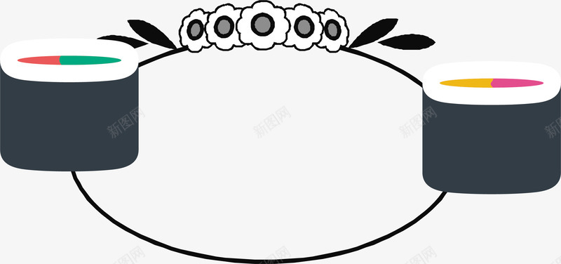 紫菜卷日式边框png免抠素材_88icon https://88icon.com 日式边框 矢量日式边框 矢量边框素材 素材边框 边框矢量 边框素材